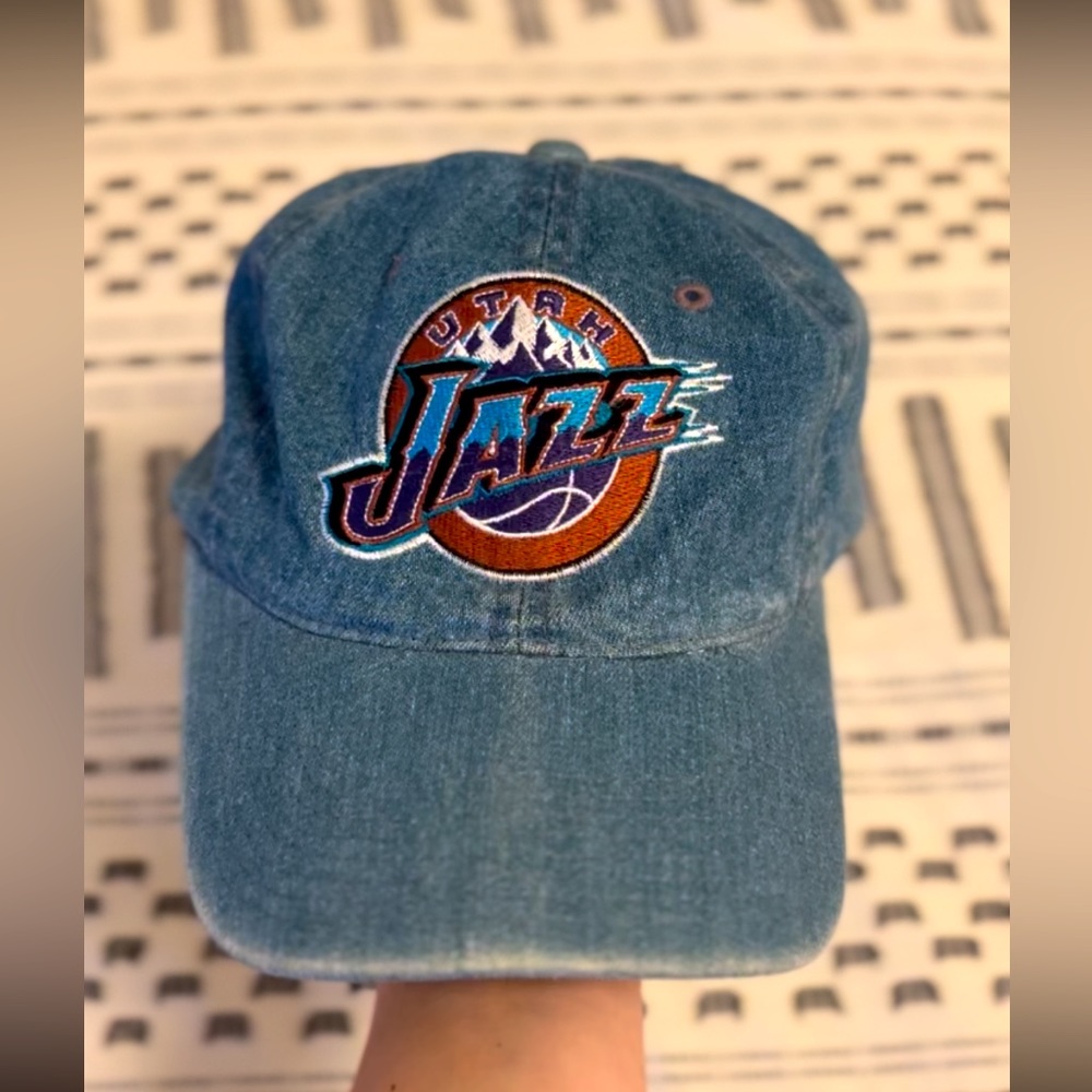 Denim Utah Jazz hat/cap
